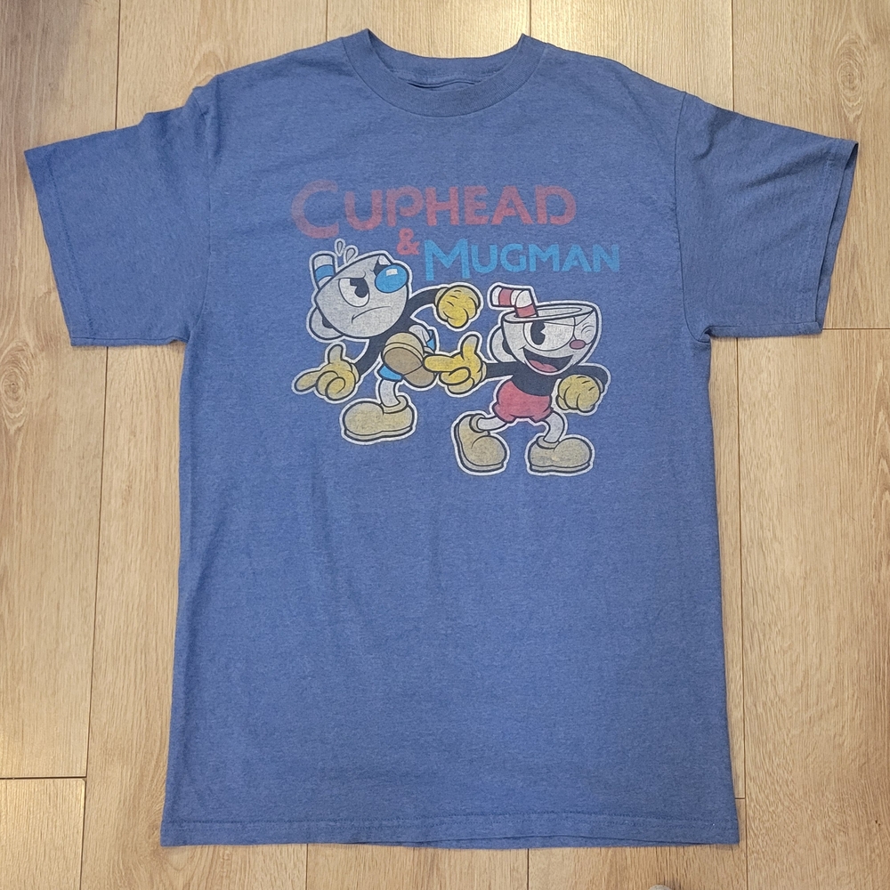 Cuphead and Mugman Blue T-shirt